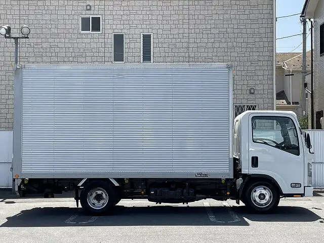 いすゞ エルフ 小型 アルミバン パワーゲート サイドドアの中古トラック画像3