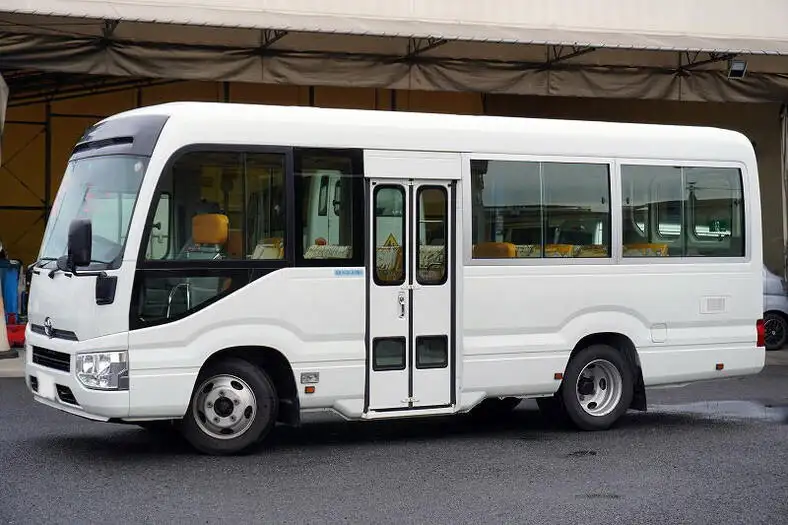トヨタ コースター 小型 バス 園児バス SKG-XZB60の中古トラック画像1