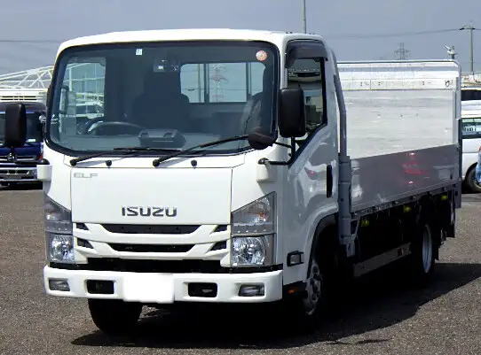 いすゞ エルフ 小型 平ボディ パワーゲート 床鉄板 の中古トラック【車両No.145111】