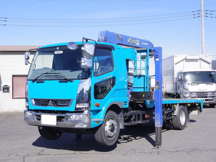 三菱 ファイター 中型/増トン 車両重機運搬 セルフローダー QKG-FK62FZ
