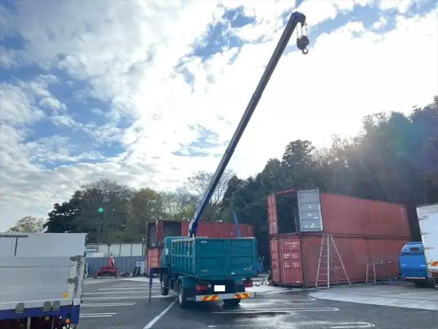 日野 レンジャー 中型/増トン ダンプ 土砂禁 クレーン付きの中古トラック画像12