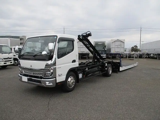 三菱 キャンター 小型 車両重機運搬 ラジコン ウインチの中古トラック画像5