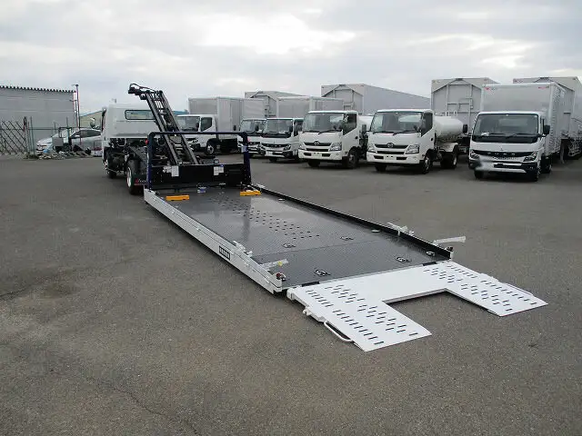 三菱 キャンター 小型 車両重機運搬 ラジコン ウインチの中古トラック画像11