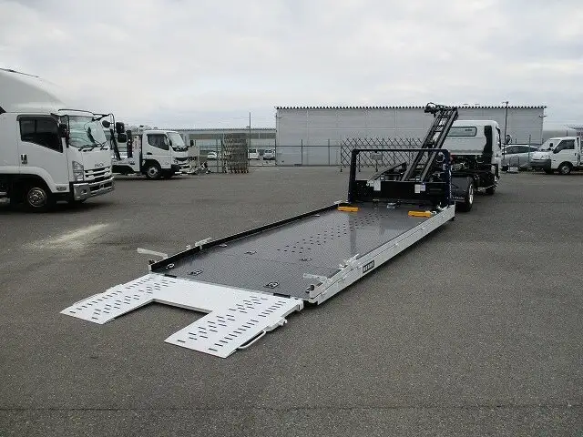 三菱 キャンター 小型 車両重機運搬 ラジコン ウインチの中古トラック画像6