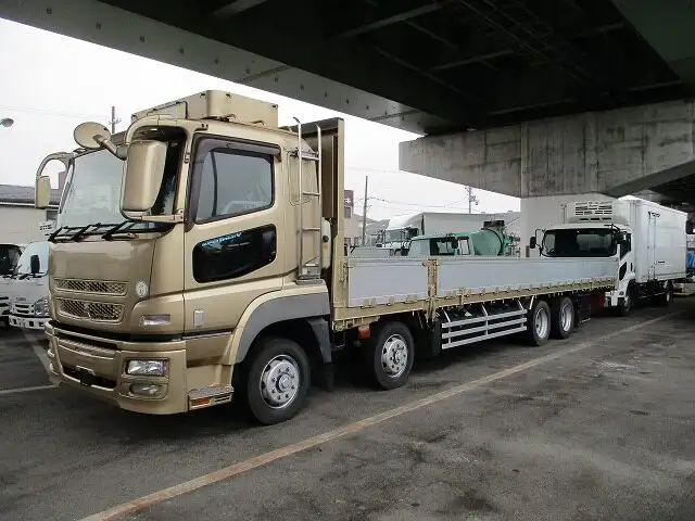 三菱 スーパーグレート 大型 平ボディ アルミブロック エアサス の中古トラック【車両No.145305】