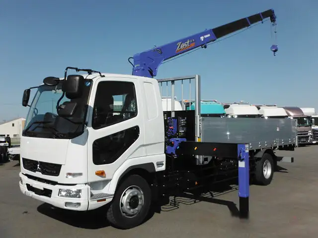 三菱 ファイター 中型/増トン クレーン付 アルミブロック 4段の中古トラック画像1