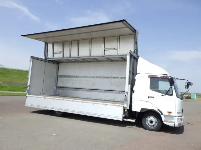 三菱 ファイター 中型/増トン ウイング ベッド TKG-FK61Fの中古トラック画像5