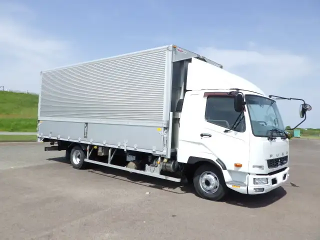 三菱 ファイター 中型/増トン ウイング ベッド TKG-FK61Fの中古トラック画像2