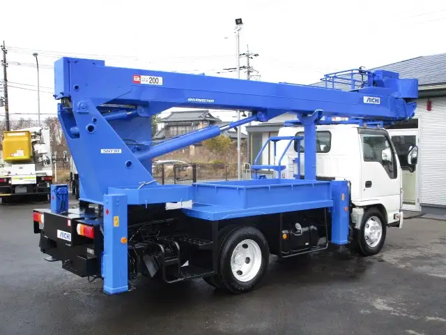いすゞ エルフ 小型 高所・建柱車 高所作業車 SKG-NKR85YNの中古トラック画像6