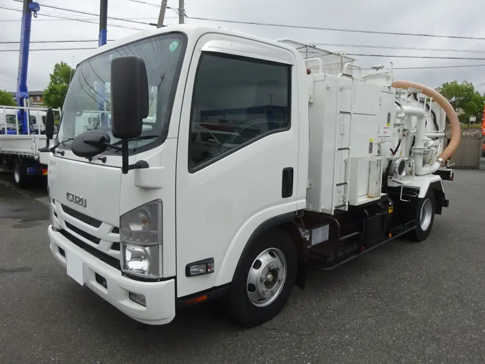 いすゞ エルフ 小型 タンク車 汚泥吸引車 TKG-NPR85YNの中古トラック画像1