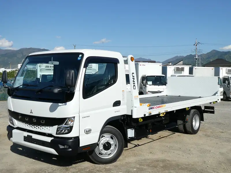 三菱 キャンター 小型 車両重機運搬 ラジコン ウインチの中古トラック画像1