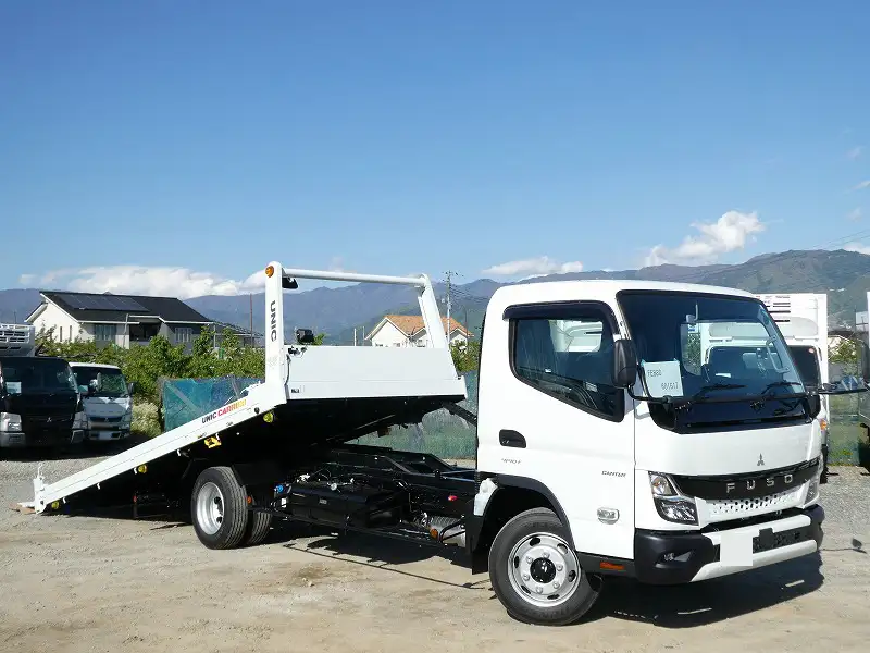 三菱 キャンター 小型 車両重機運搬 ラジコン ウインチの中古トラック画像3