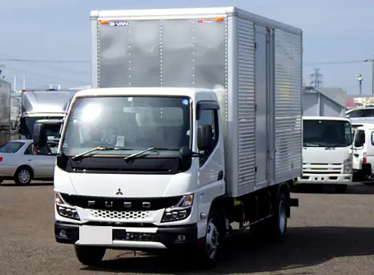 三菱 キャンター 小型 アルミバン サイドドア 2RG-FEAV0の中古トラック画像1