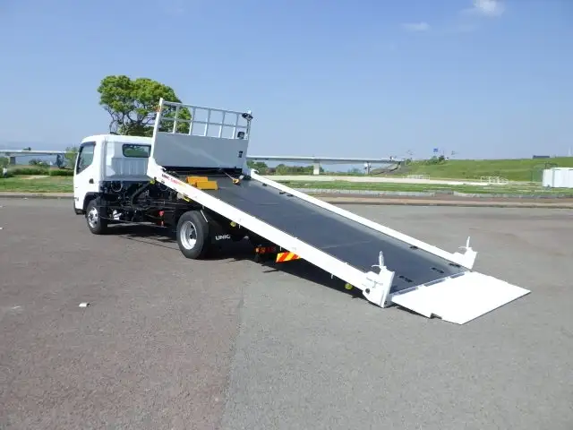 三菱 キャンター 小型 車両重機運搬 ラジコン ウインチの中古トラック画像6