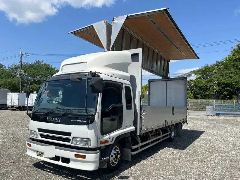 いすゞ フォワード 中型/増トン ウイング パワーゲート エアサスの中古トラック画像1