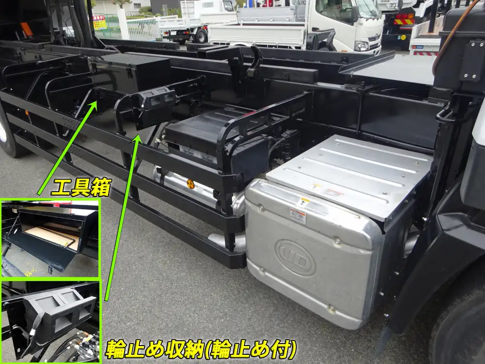 日産UD クオン 大型 ダンプ 土砂禁 ベッドの中古トラック画像像17