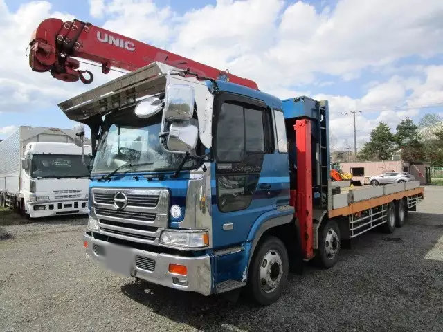 日野 プロフィア 大型 車両重機運搬 セルフローダー KL-FW1KWHA