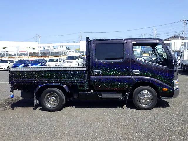 日野 デュトロ 小型 平ボディ Wキャブ 床鉄板の中古トラック画像2