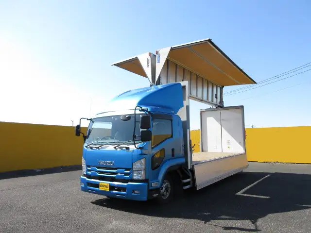 いすゞ フォワード 中型/増トン ウイング ベッド TKG-FRR90S2の中古トラック画像1