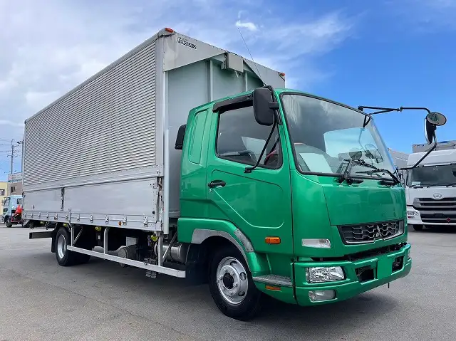 三菱 ファイター 中型/増トン ウイング ベッド SKG-FK61Fの中古トラック画像3
