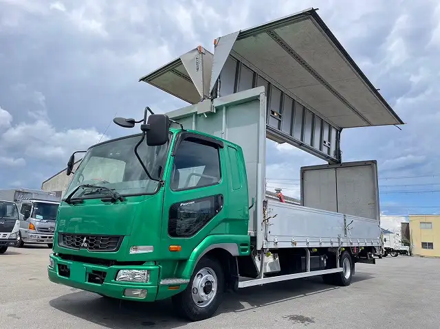 三菱 ファイター 中型/増トン ウイング ベッド SKG-FK61Fの中古トラック画像10