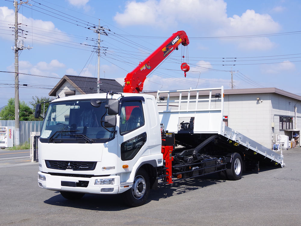 三菱 ファイター 中型/増トン 車両重機運搬 セーフティーローダー 2KG-FK62FZ