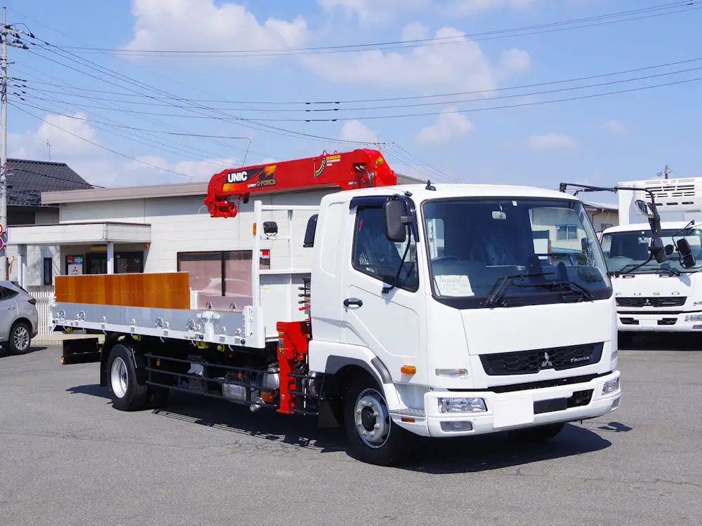 三菱 ファイター 中型/増トン 車両重機運搬 4段クレーン ラジコンの中古トラック画像2