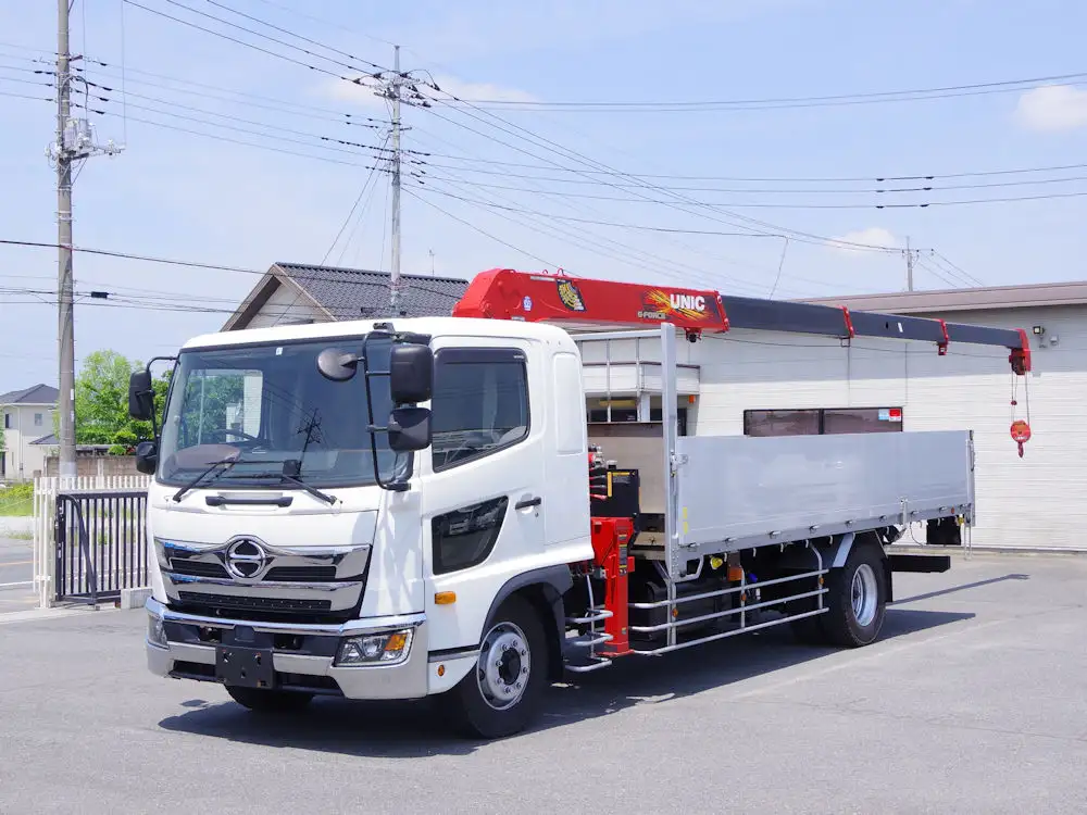 日野 レンジャー 中型/増トン クレーン付 アルミブロック 4段の中古トラック画像1
