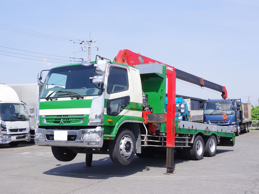 三菱 ファイター 中型/増トン 車両重機運搬 セルフローダー LDG-FQ62F