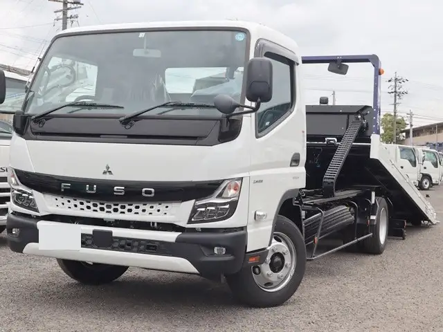 三菱 キャンター 小型 車両重機運搬 ラジコン ウインチの中古トラック画像1