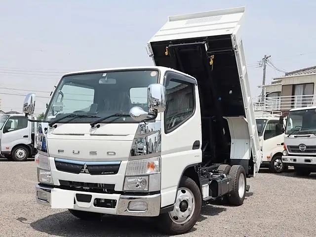 三菱 キャンター 小型 ダンプ ローダー 強化 の中古トラック【車両No.145664】