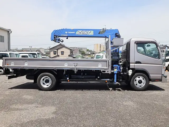三菱 キャンター 小型 クレーン付 床鉄板 5段の中古トラック画像3