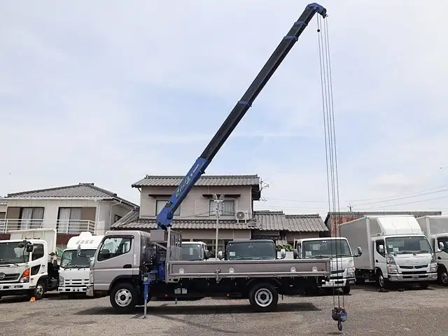 三菱 キャンター 小型 クレーン付 床鉄板 5段の中古トラック画像9
