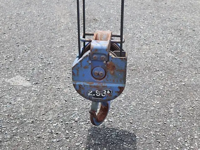 三菱 キャンター 小型 クレーン付 床鉄板 5段の中古トラック画像11