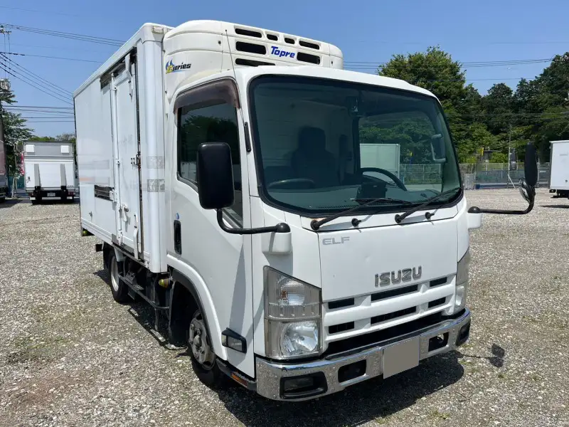 いすゞ エルフ 小型 冷凍冷蔵 中温 床アルミの中古トラック画像1