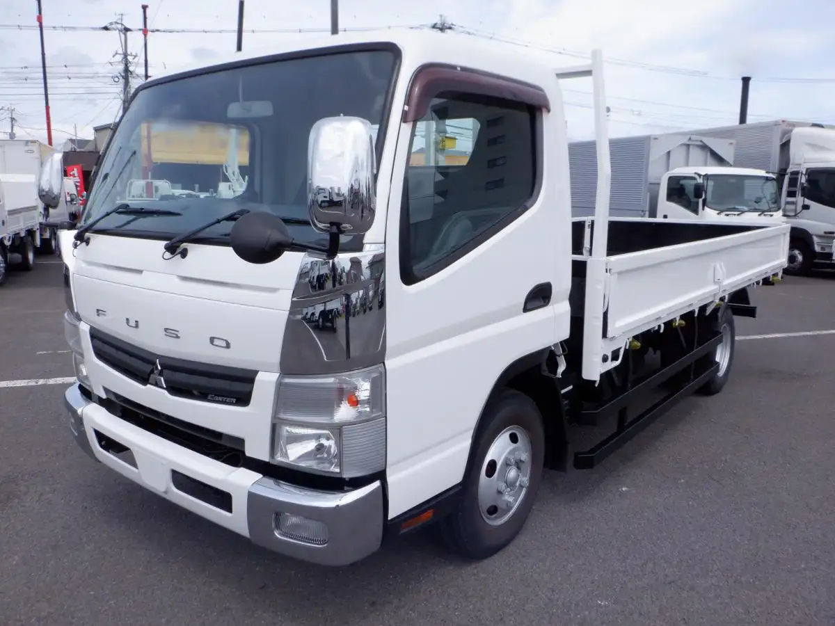 三菱 キャンター 小型 平ボディ 床鉄板 TKG-FEB50の中古トラック画像1