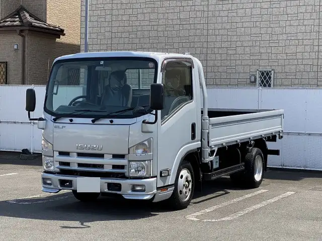 いすゞ エルフ 小型 平ボディ セミロング TKG-NMR85R の中古