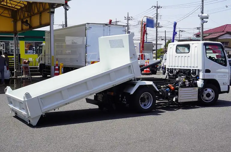 三菱 キャンター 小型 ダンプ ローダー 強化の中古トラック画像4