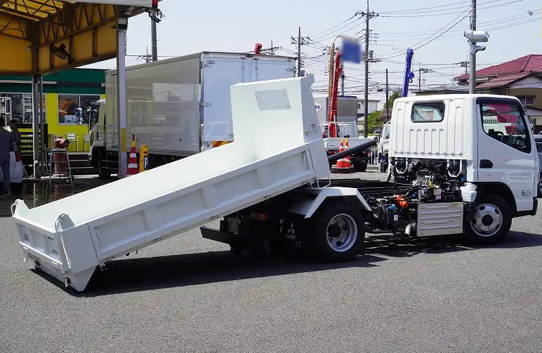三菱 キャンター 小型 ダンプ ローダー 強化の中古トラック画像4