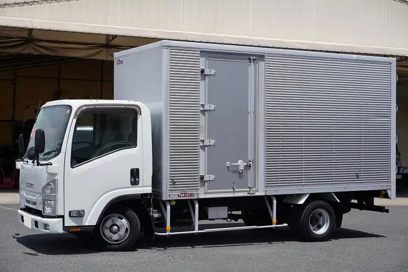 いすゞ エルフ 小型 アルミバン 床鉄板 サイドドアの中古トラック画像1
