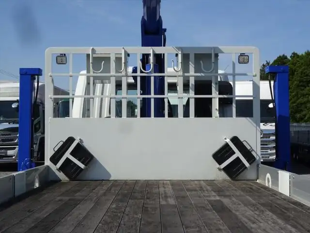 三菱 ファイター 中型/増トン 車両重機運搬 3段クレーン ラジコンの中古トラック画像6