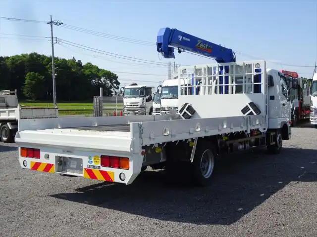 三菱 ファイター 中型/増トン 車両重機運搬 3段クレーン ラジコンの中古トラック画像2