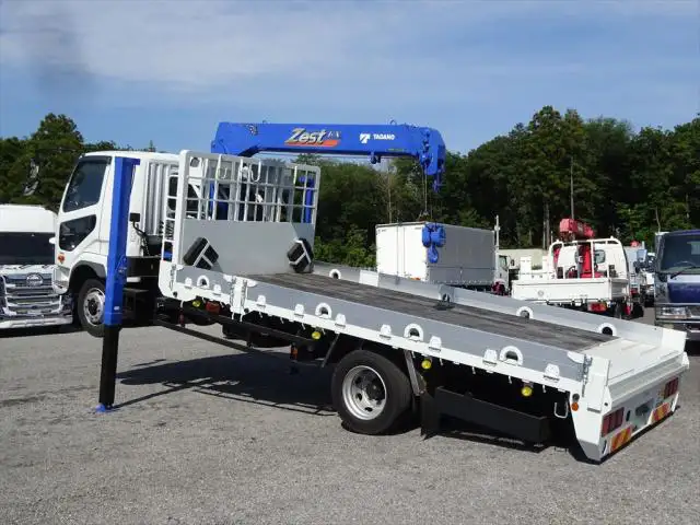 三菱 ファイター 中型/増トン 車両重機運搬 3段クレーン ラジコンの中古トラック画像9