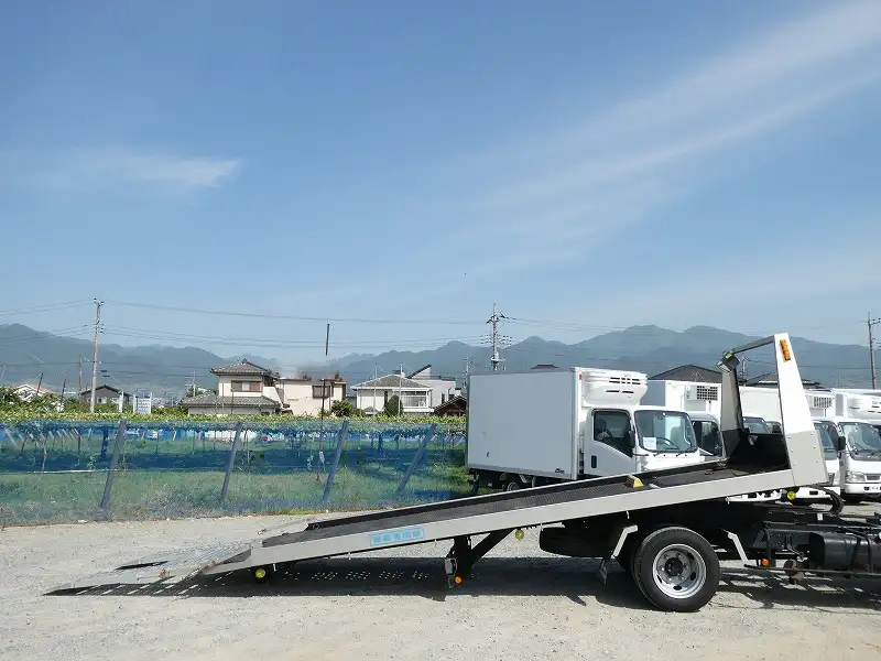 三菱 キャンター 小型 車両重機運搬 ラジコン ウインチの中古トラック画像9