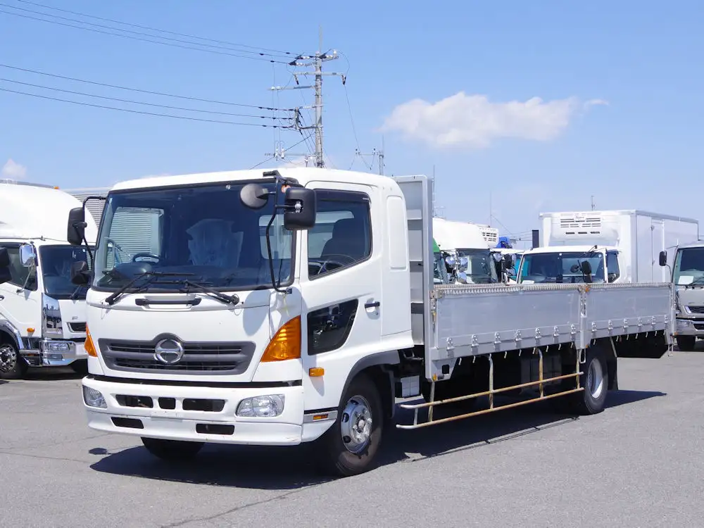 日野 レンジャー 中型/増トン 平ボディ 床鉄板 アルミブロック の中古トラック【車両No.146199】