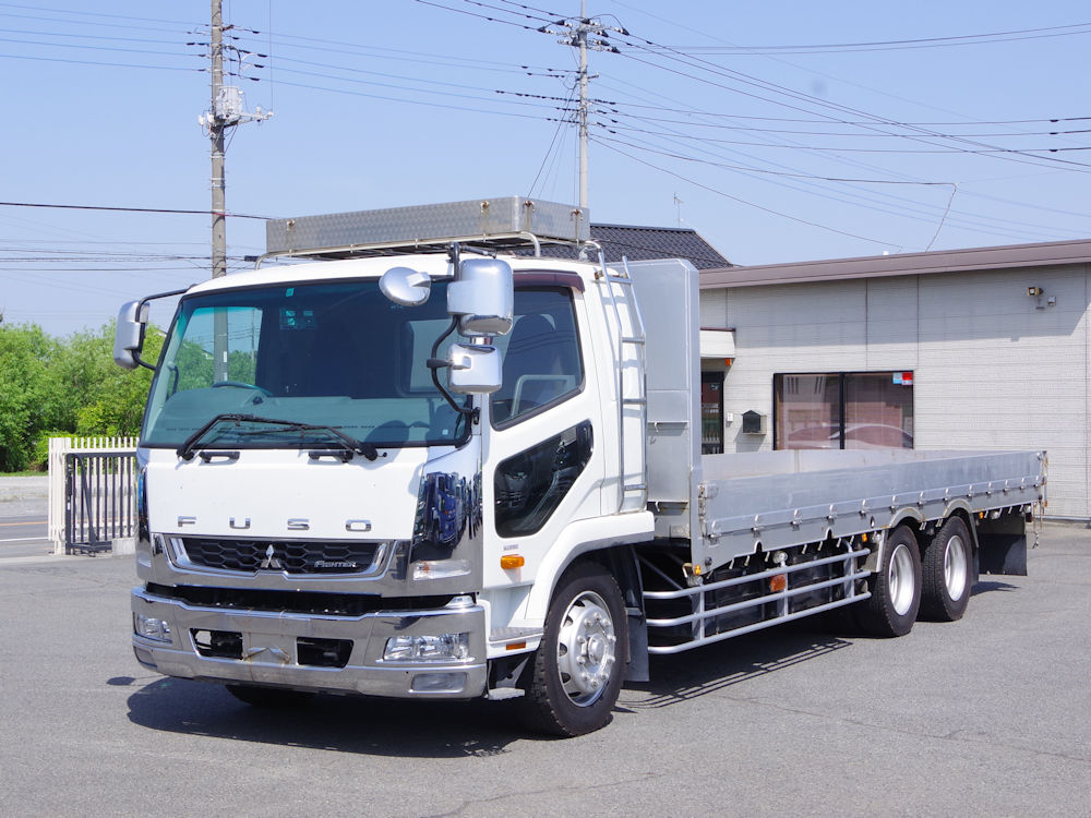 三菱 ファイター 中型/増トン 平ボディ ワイド QDG-FQ62F