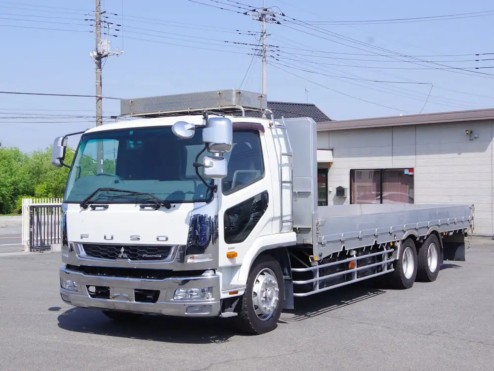 三菱 ファイター 中型/増トン 平ボディ ワイド QDG-FQ62F の中古