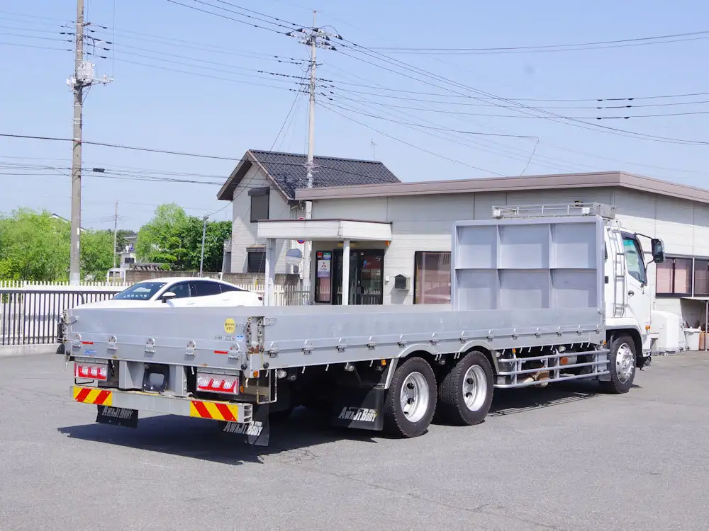 三菱 ファイター 中型/増トン 平ボディ 床鉄板 アルミブロックの中古トラック画像3