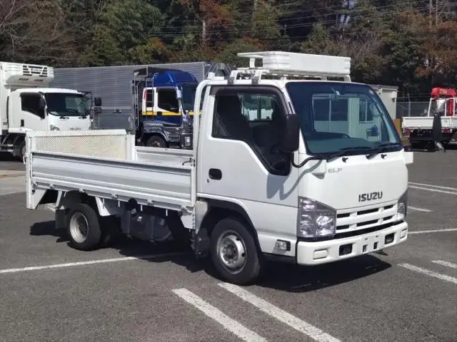 いすゞ エルフ 小型 平ボディ パワーゲート 床鉄板の中古トラック画像2