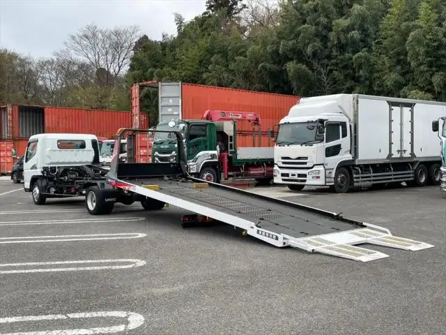 三菱 キャンター 小型 車両重機運搬 ラジコン ウインチの中古トラック画像5